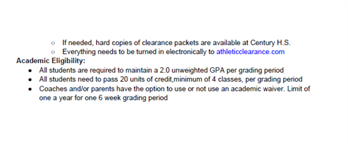 Summer School Info 